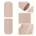 thumbnail image 4 of Portable Toothbrush Organizer Cases Traveling Toothbrush Holders Case Plastic Pink 7.60"x2.44"x2.24", 4 of 7