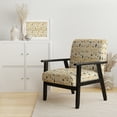 thumbnail image 2 of Designart "Nomadic Tribal Essence" Beige Geometric Upholstered Accent Chair - Modern Arm Chair For Living Room, 2 of 7