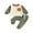Army Green, variant on ZAXARRA Baby Boy Clothes Color Block Crewneck Sweatshirt and Elastic Pants Set for Toddler Fall Clothes 2 Piece Outfits