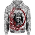 thumbnail image 3 of Ropa de otoño para hombre, jersey con estampado moderno con nigromante y esqueletos, ropa Y2k, sudaderas con capucha de moda para hombre, sudadera con capucha para hombre, top gótico, 3 of 5