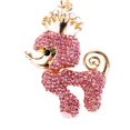thumbnail image 3 of Caniche perro llaveros colgantes Llavero de Cristal y Metal Perro Caniche / Sapo, 3 of 9