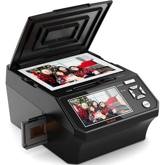 Rybozen 22MP Film &Slide Photo Multi-Function Scanner, 8GB Memory Card Included