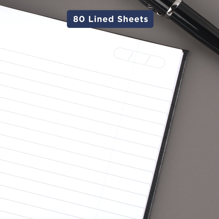 Hardcover Business Writing Notebook, 5" x 8" photo 3