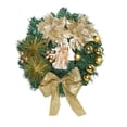 thumbnail image 1 of Merry Christmas Wreaths for Front Door Door Welcome Sign for Front Door outside Advent Wreath Metal Holy Christmas Wreath Lit Up Christmas Scene Wreath Christmas Wreath At The Front Door Christmas, 1 of 4