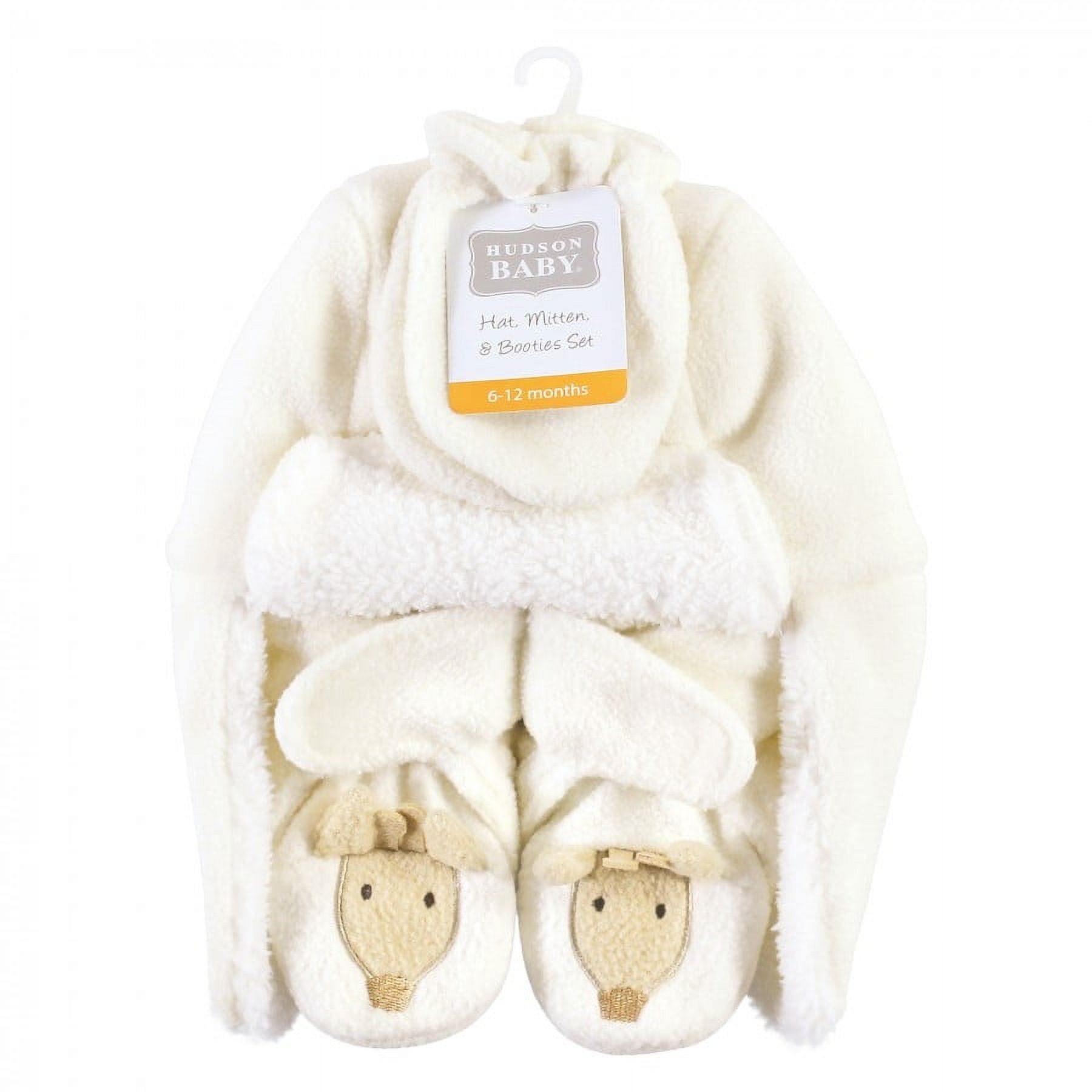 Amazon.com: Hudson Baby Baby Trapper Hat, Mitten and Bootie