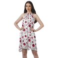 thumbnail image 1 of Moomaya Printed Tunic Tank Dress Swing Dress Halter Neck Mini Summer Dress, 1 of 4
