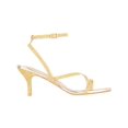 thumbnail image 2 of Womens Ankle Strap Sandal Heels Low Kitten Heel Square Toe Strappy Heeled Sandals, 2 of 4