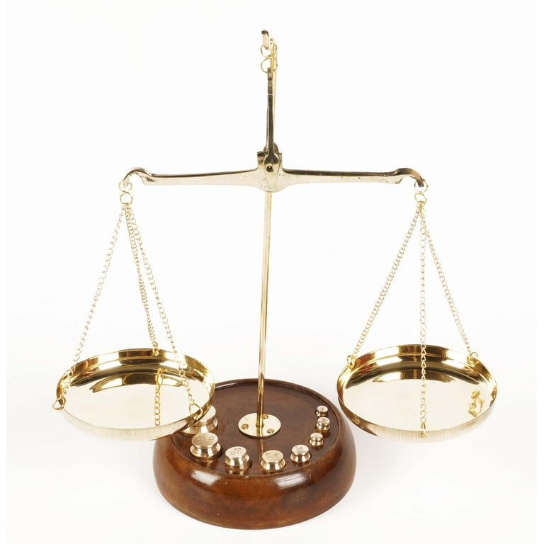 Collectables Brass 7 Weighing Scale Balance Justice Law Scale Decoration  Gift