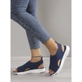 thumbnail image 3 of Women's Fashionable Knitted Sports Sandals With Ventilation And Breathability For Summer Outdoor Activities, 3 of 5