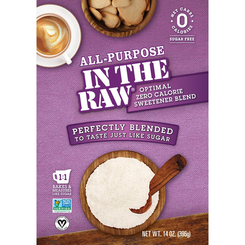 In The Raw All Purpose Optimal Zero Calorie Sweetener Blend, 14 Oz