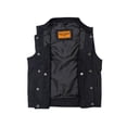 thumbnail image 4 of Dream Apparel Kids Motorcycle Vest Youth Classic Biker Vest Denim children Coats with Multiple Pockets Black, 4 of 6