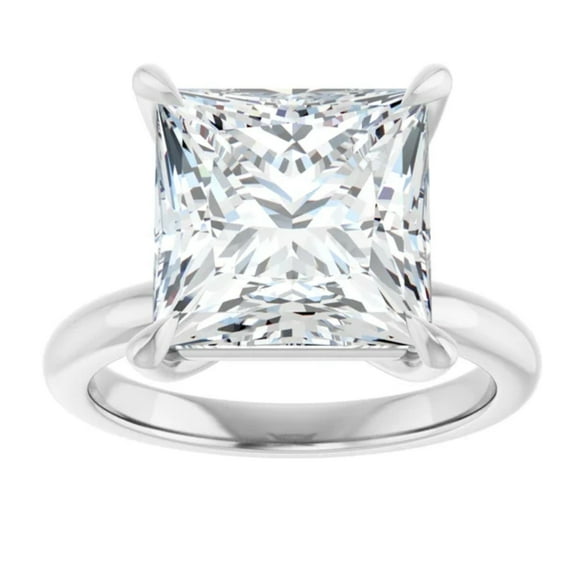 2 Carat Lab Grown Diamond Engagement Ring Princess Cut