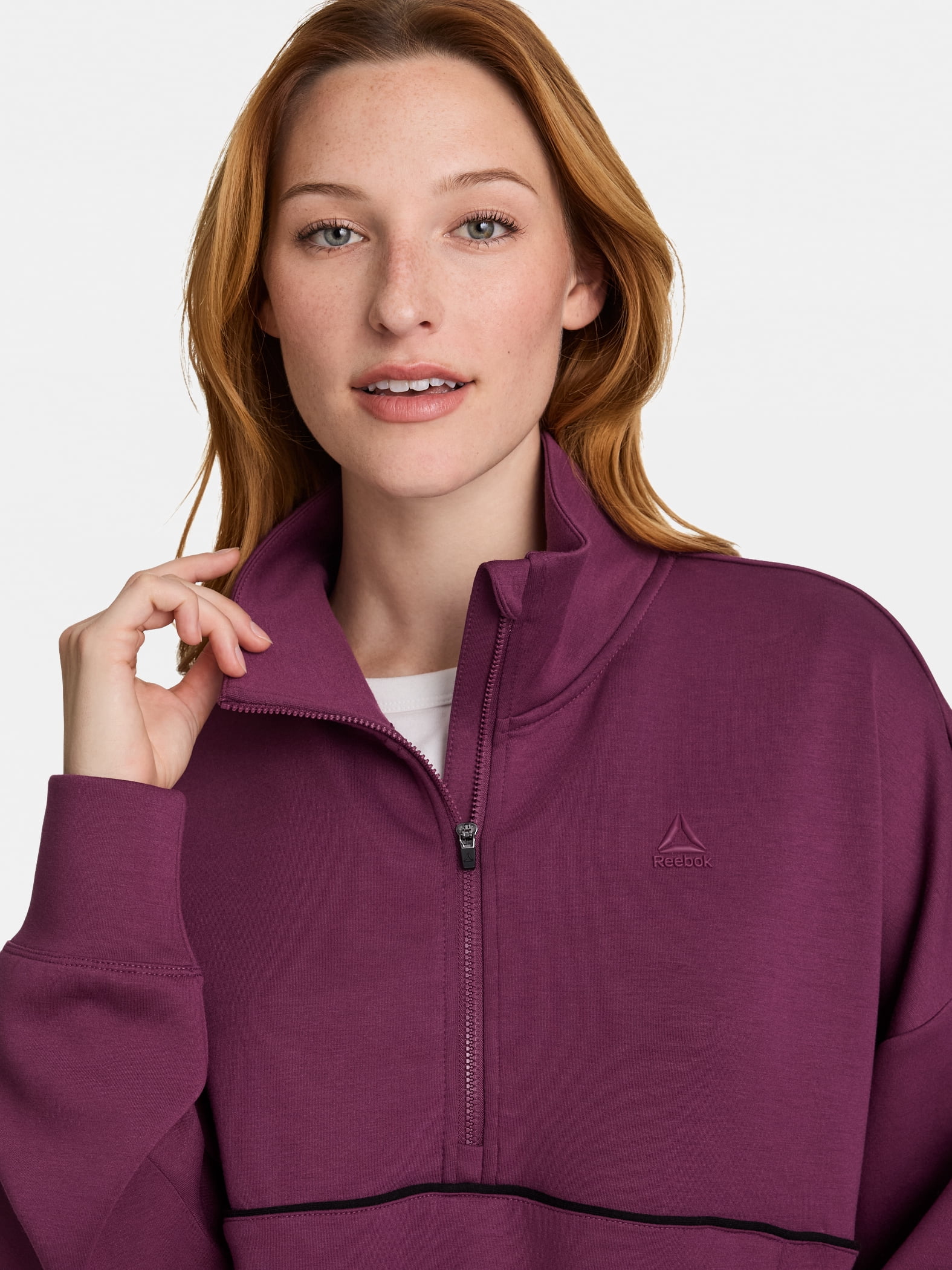 Reebok Women's Momentum 1/2 Zip Sweatshirt, Sizes XS-4X