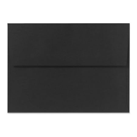 UPC: 0848614204533 | LUX A6 Invitation Envelopes 4 3/4 x 6 1/2 50/Box Black Linen 4875-BLI-50
