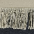 thumbnail image 4 of 14" X 36" Denim Blue And Off-White 100% Cotton Zippered Pillow, 4 of 10