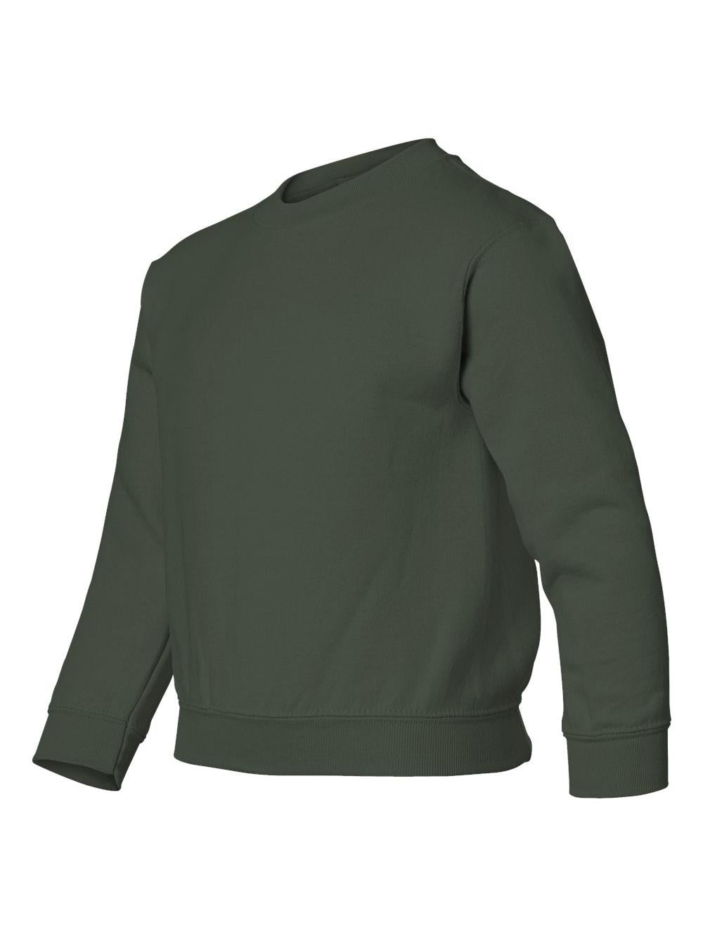 Gildan - Heavy Blend Youth Sweatshirt - 18000B - Forest - Size: S ...