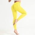 thumbnail image 3 of High-Waisted Yoga Leggings, Moisture-Wicking Performance Fabric, 24-inch Inseam, 4-way Stretch Design, For Running, Gym Workouts, Training, Lightweight Breathable Material, Athleisure Fashion,, 3 of 9