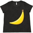 thumbnail image 3 of Inktastic Banana Women's Plus Size T-Shirt, 3 of 5
