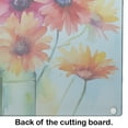 thumbnail image 5 of Gerbera Daisies in Watercolor Glass Cutting Board Large 12 in x 15 in, 5 of 5