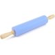 thumbnail image 3 of Silicona Rolling Pin Superficie antiadherente Mango de madera 1,97x15,15 (azul) Afortunado Sencillez, 3 of 4