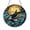 Acrylic 3.5 Inch, variant on Orca Whale Stained Glass Suncatcher, Starry Night Ocean Window Hanging for Nautical Home Art and Marine Life Theme Decor