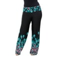 thumbnail image 3 of White Mark Women's Plus Size Printed Palazzo Pants, 3 of 4