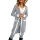thumbnail image 1 of Txlixc Cardigan femenino, contraste de color de manga larga Midi knitwear Txlixc moda, 1 of 5