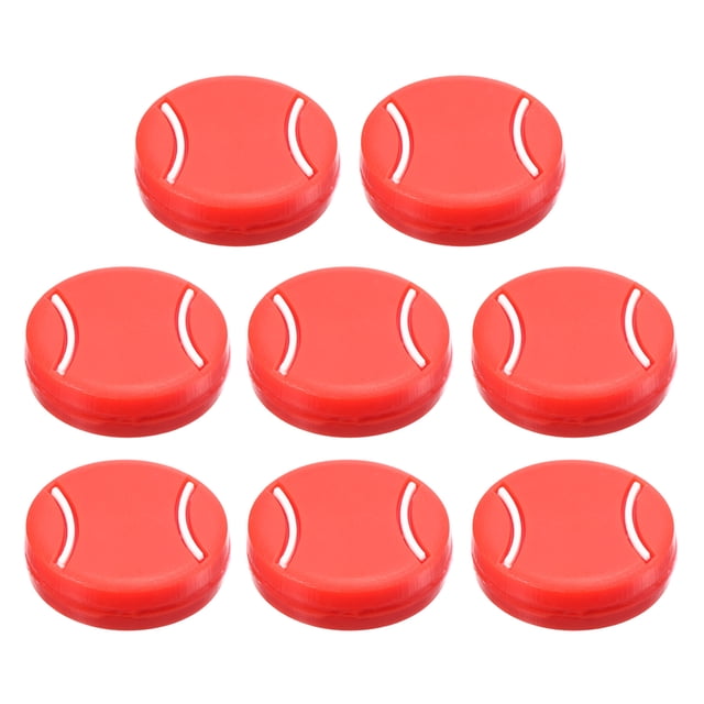 Uxcell Tennis Racket Vibration Dampener, 8 Pack Racquet Shock Absorber, Red