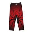 thumbnail image 4 of Sigee Spider on the Web Print Women's Soft Pajama Pants - Breathable and Comfortable Lounge Sleep Bottoms with Elastic Waistband and Pockets-Large, 4 of 9