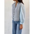 thumbnail image 3 of Gupgi Knit Tank Tops for Women Button Front V-Neck Basic Tops Casual Solid Color Sleeveless Sweater Vest, 3 of 8