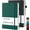 BlackGreen, variant on NIRMIRO 2 Pack A5 Hardcover Notebook , Leather Journal Notebook for Writing, 160 Pages 100GSM Lined Paper, No Bleed, Inner Pocket, for Work, School Supplies