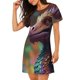 thumbnail image 2 of Disketp Rainbow Scales Fantasy Dragon para Camisón Corto de Manga Corta para Mujeres, Camisón Cómodo con Escote Redondo, Bonito y Confortable, 2 of 6