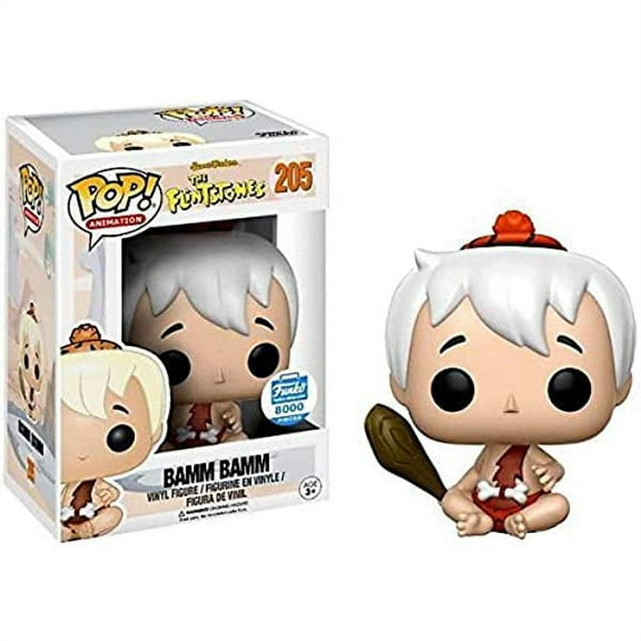 Funko Hanna-Barbera The Flintstones POP! Animation Bamm Bamm Exclusive Vinyl Figure #205