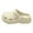 A Beige, variant on Wovix Women'S Slipper Casual Garden Shoes Platform Solid Simple Breathable Home Beach Shoes Indoor Outdoor Shoes
