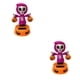 thumbnail image 1 of Matsuzay Decoración de dibujos animados de coche de escritorio de oficina de juguete de muñeca de calabaza de Halloween de baile con energía Solar Type6 NO6 Matsuzay CBP095465, 1 of 5
