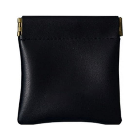 Leather Squeeze Coin Change Holder Gift for Men and Women