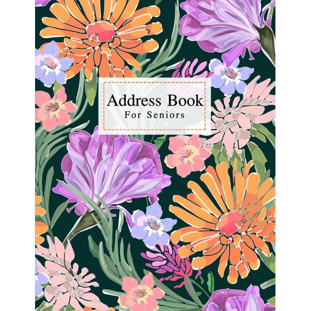 Address Book Address Book Alphabetized Organizer For Seniors Large