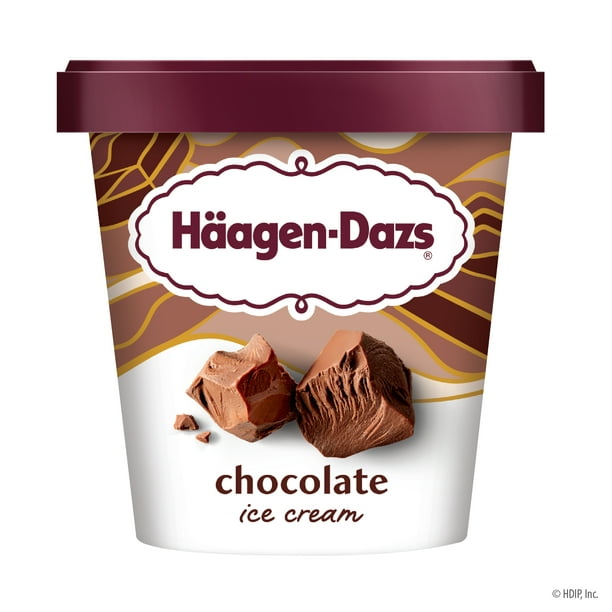 Haagen Dazs Chocolate Ice Cream, 14oz 