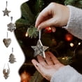 thumbnail image 1 of Árbol de Navidad de Madera Xihbxyly Copo de Nieve y reno Decoración Nórdica, 1 of 6
