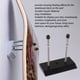 thumbnail image 3 of Suspensión de Acrílico para Monopatín Efecto Flotante Soporte de Pared para Monopatín Suspensión de Aluminio para Monopatín con Dos Orificios para Tornillos Soporte de Pared, 3 of 8