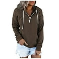 thumbnail image 5 of Winter Fall Sweatshirts Hoodies for Women Long Sleeve Casual Pullover Clothes With Pocket Tops, 5 of 7