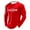 Freedom20# Red, variant on Freedom Shirts for Men Oversized Crew Neck Long Sleeve Tunic Tops Tees Sports Athletic Outdoor Activities Casual Comfort Fit Daily Wear