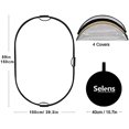 thumbnail image 4 of Selens Photography Reflector 59x39inches 5 in 1 Light Diffusers Collapsible with Handle for Photo Studio Lighting &, 4 of 5