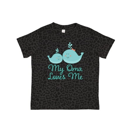 

Inktastic My Oma Loves Me Fish Gift Toddler Boy or Toddler Girl T-Shirt