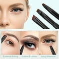 thumbnail image 3 of Juego de brochas de maquillaje Unique Bargains 3 uds. Pincel para cejas Delineador de ojos Mango de madera, 3 of 7