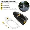 thumbnail image 4 of Shark Fin Antenna Carbon Fiber Car Antenna AM/FM Radio Signal Roof Aerial for Auto SUV Truck Offroad, 4 of 10
