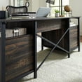 thumbnail image 4 of Sauder® Steel River Desk (2 Box), Carbon Oak®, 427854, 4 of 9