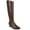Chestnut, variant on LifeStride Womens Reese Faux Leather Wide Calf Knee-High Boots