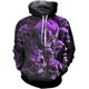 thumbnail image 3 of Nueva sudadera con capucha para hombre, estampado de calavera en 3D, jersey con estampado de tendencia urbana, manga larga, estilo hip hop, informal, holgada, para otoño, ropa para hombre, 3 of 4