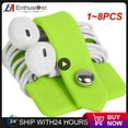 thumbnail image 2 of 1~8PCS Portable Silicone Cable Organizer Wired earphone Wire Storage Hub Clip Organizer Keep Cables Neat And -free Highly Style D 3pcs, 2 of 6